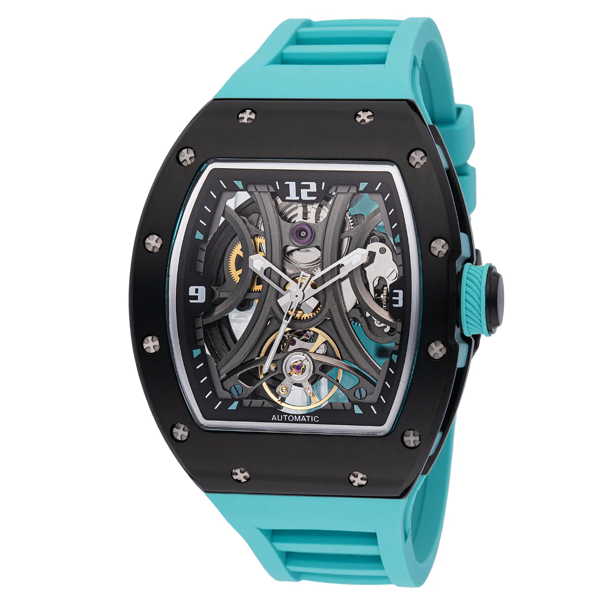 Invicta S1 Rally Primedrift Automatic Men's Watch w/ Skeleton Dial - 41mm. Light Blue (49022)