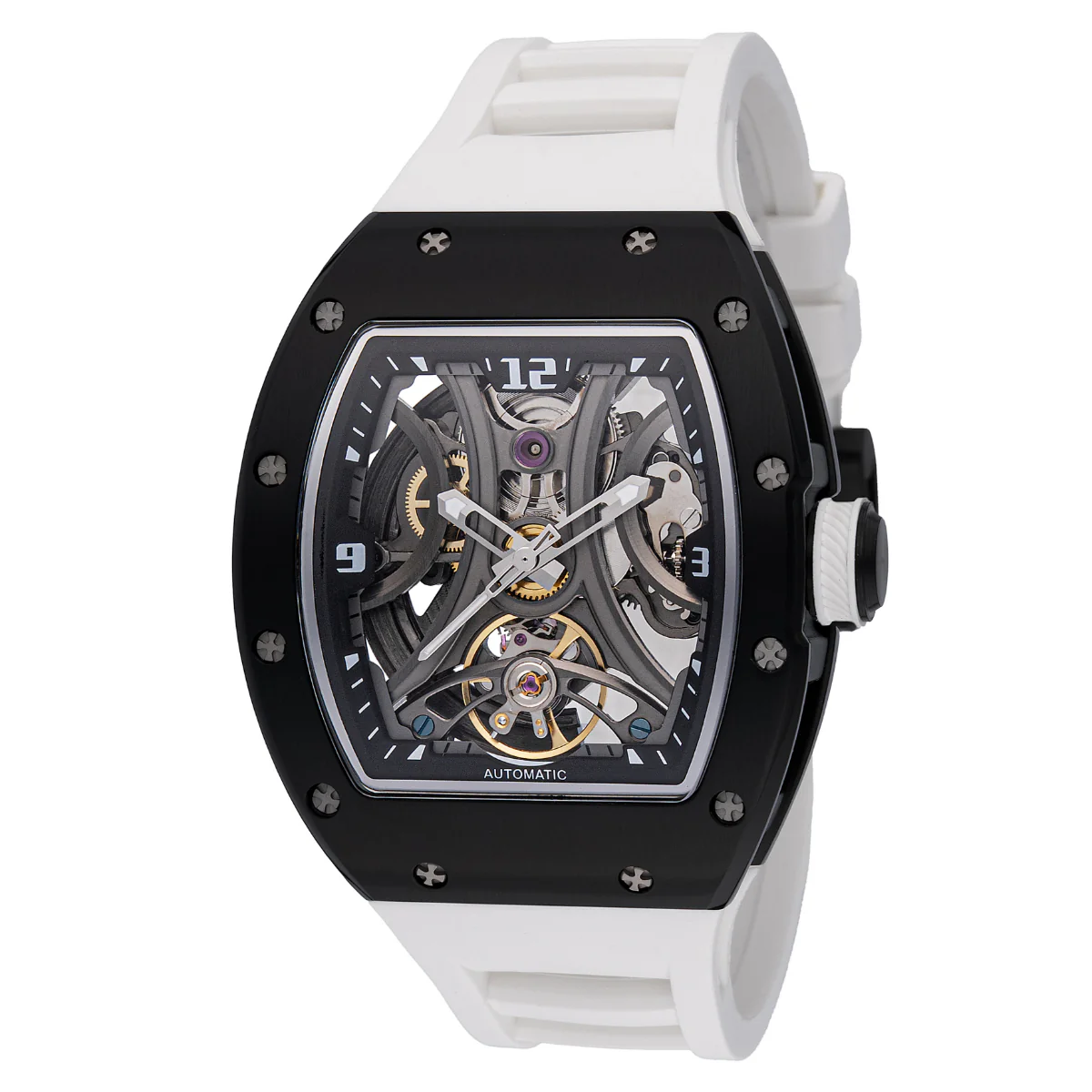 Invicta S1 Rally Primedrift Automatic Men's Watch w/ Skeleton Dial - 41mm. White (49021)