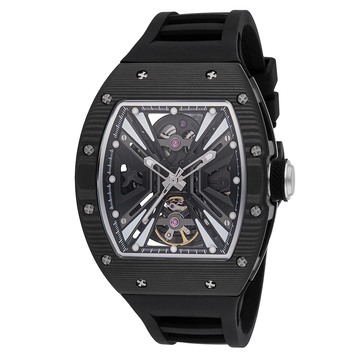 Invicta S1 Rally Vortex Automatic Men's Watch w/ Skeleton Dial - 41mm. Black (49029)