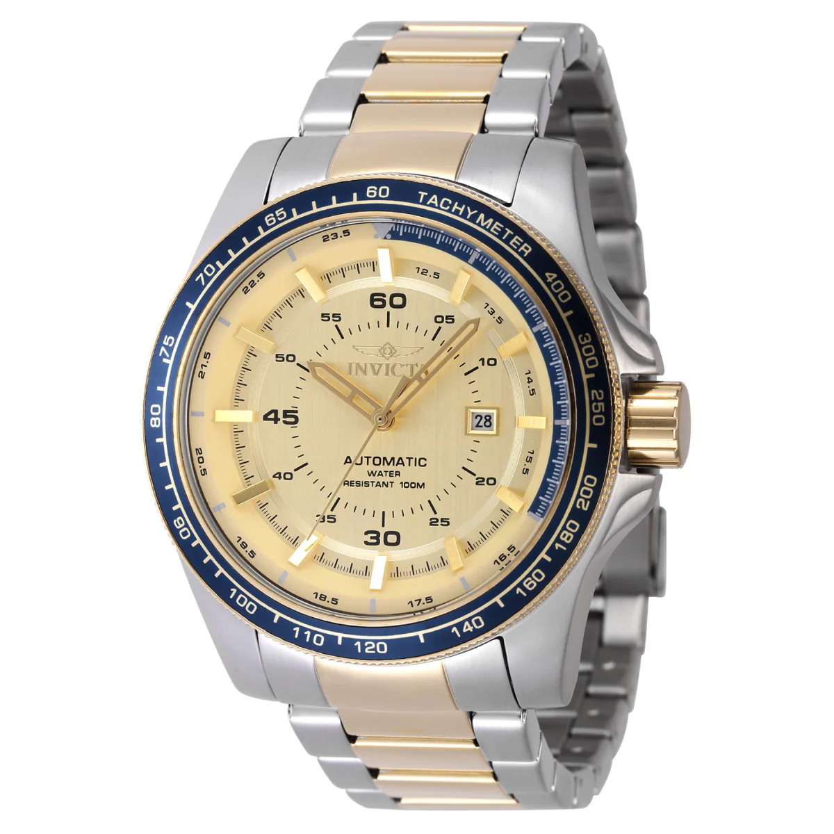 Invicta Speedway High Bank Automatic Men's Watch - 50mm. Gold, Steel (48080)