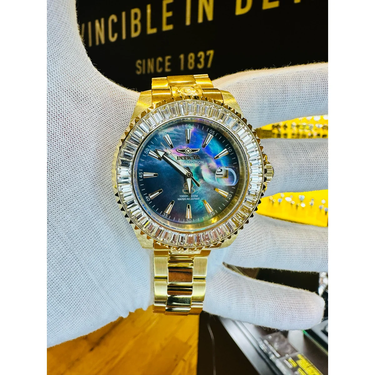 Invicta Grand Diver Automatic Men's Watch w/ Mother of Pearl Dial - 47mm. Gold (44315) 2 Invicta Grand Diver Automatic Men's Watch w/ Mother of Pearl Dial - 47mm. Gold (44315)