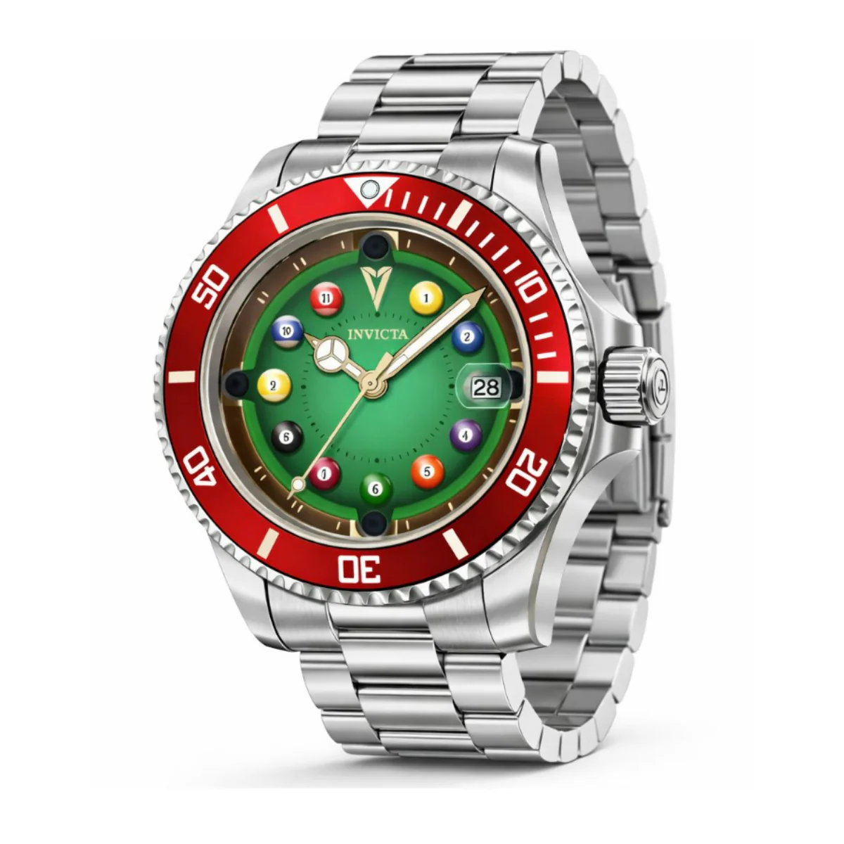Invicta Pro Diver House of Cards Men's Watch - 40mm. Steel (50523)