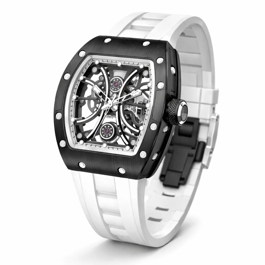 Invicta S1 Rally Manifold Automatic Men's Watch w/ Skeleton Dial - 42mm. White (69525) 1 Invicta S1 Rally Manifold Automatic Men's Watch w/ Skeleton Dial - 42mm. White (69525)