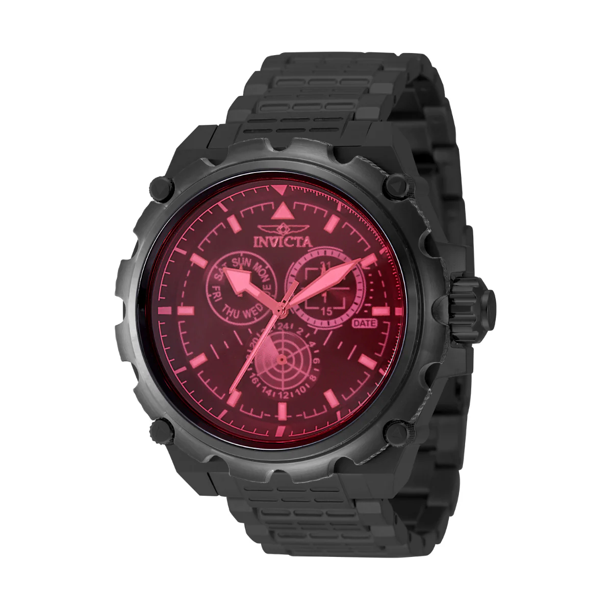 Invicta Coalition Forces Spline Command Men's Watch - 50mm. Black (49203)