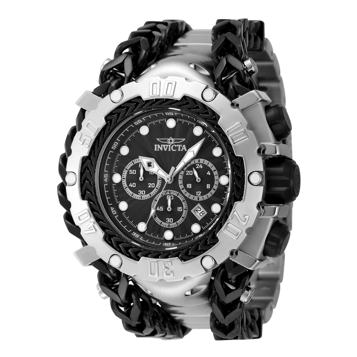 Invicta Gladiator Men's Watch - 58.3mm, Black, Steel (48185)