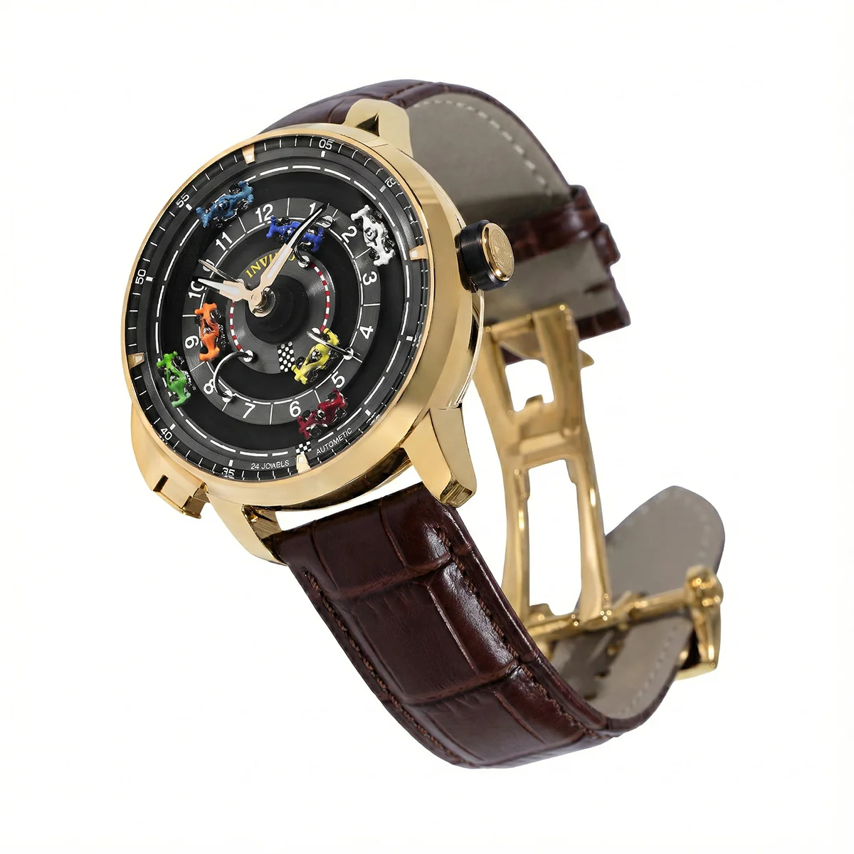 Invicta Racing Scalaprix Automatic Men's Watch - 46mm. Brown (69636) 4 Invicta Racing Scalaprix Automatic Men's Watch - 46mm. Brown (69636)