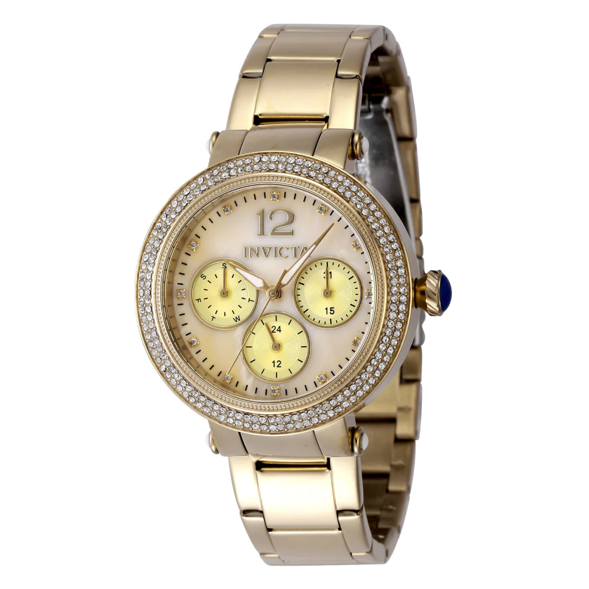 Invicta Bolt Women's Watch w/ Mother of Pearl Dial - 37mm. Gold (48113)