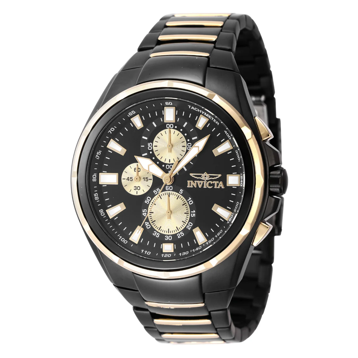 Invicta Sea Vulture Bathyal Men's Watch - 46mm. Black. Gold (47823)