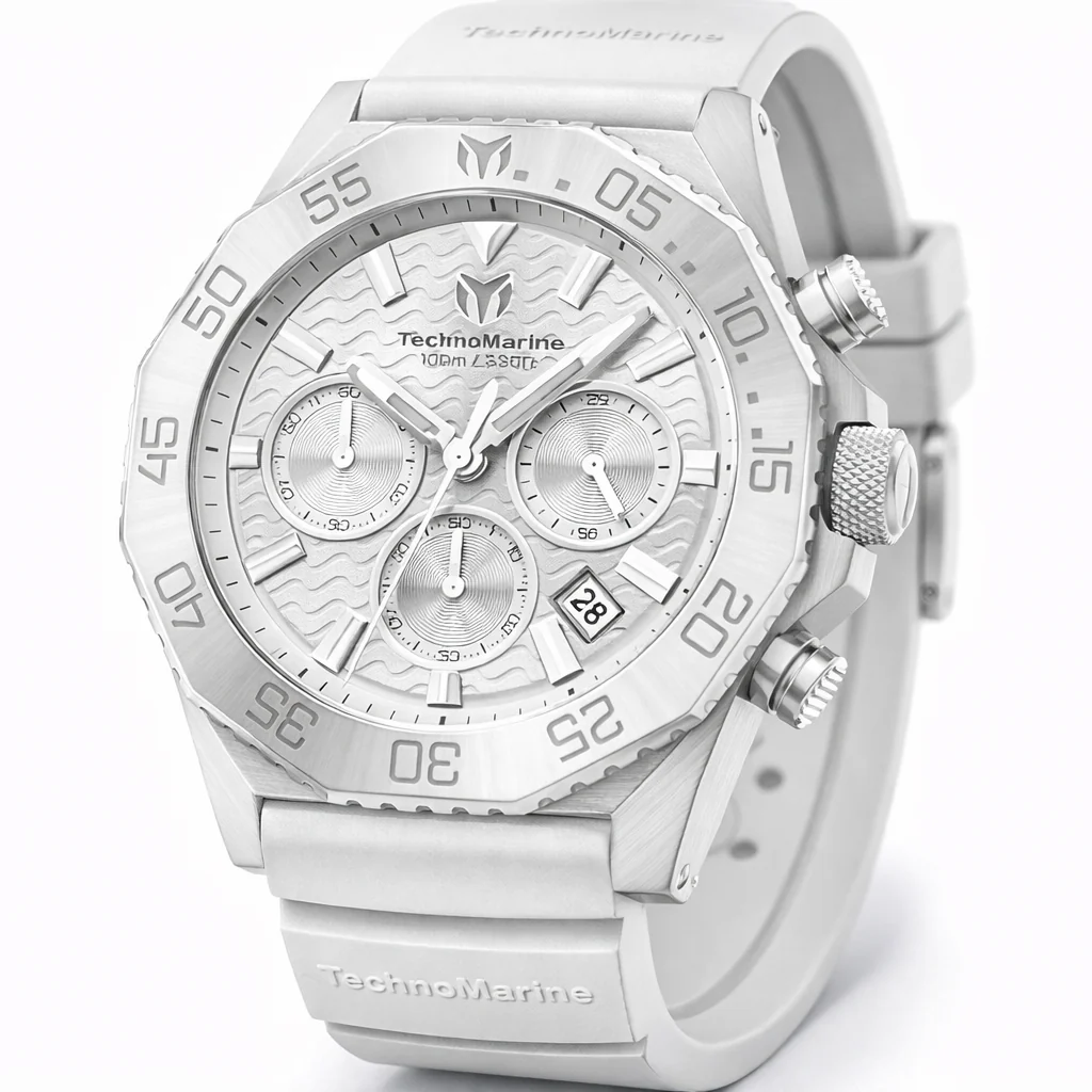 TechnoMarine Mare Vivo Men's Watch - 44mm. White (TM-225080)