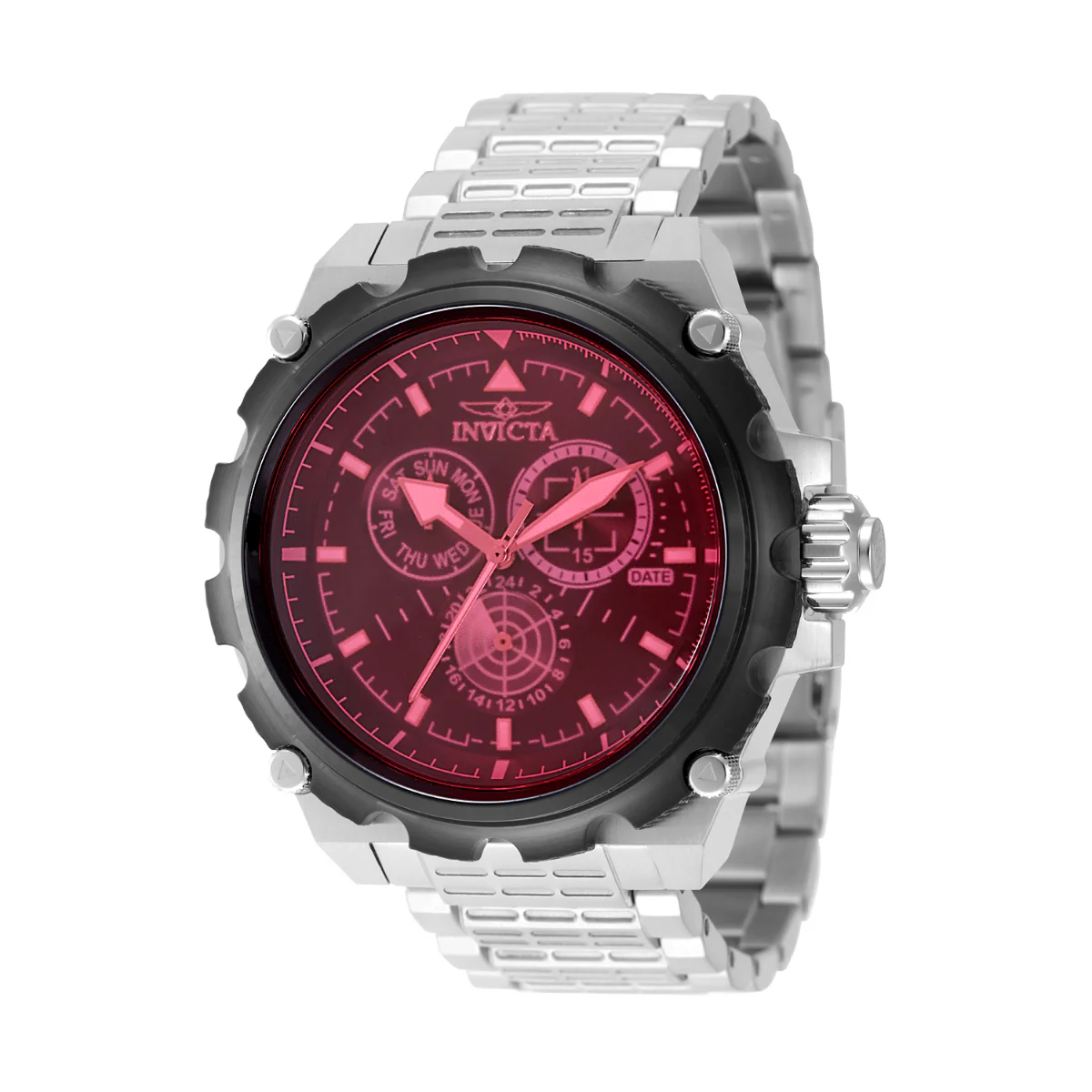 Invicta Coalition Forces Spline Command Men's Watch - 50mm. Steel (49200) 1 Invicta Coalition Forces Spline Command Men's Watch - 50mm. Steel (49200)
