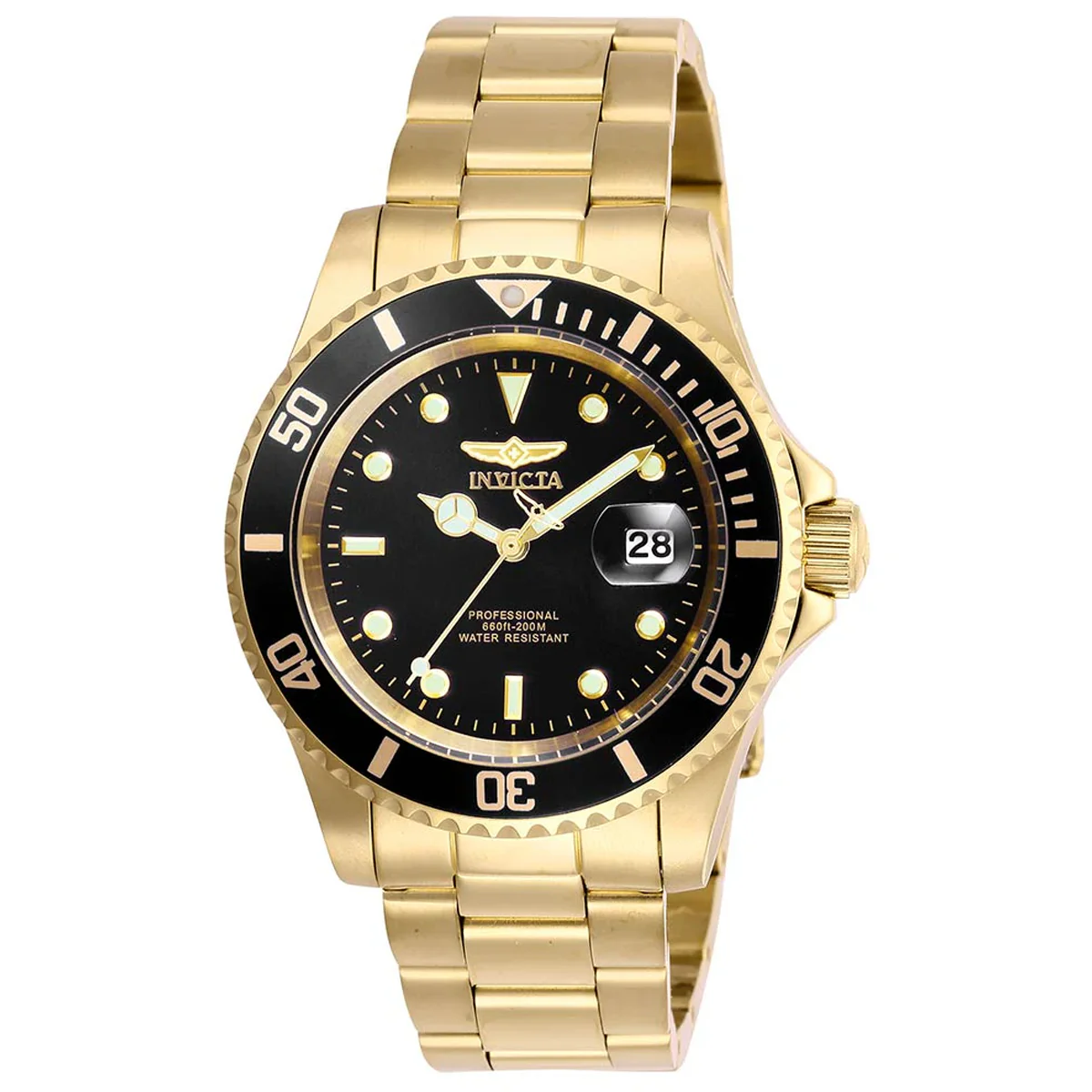 Invicta Pro Diver Coastpath Men's Watch - 40mm. Gold (26975)