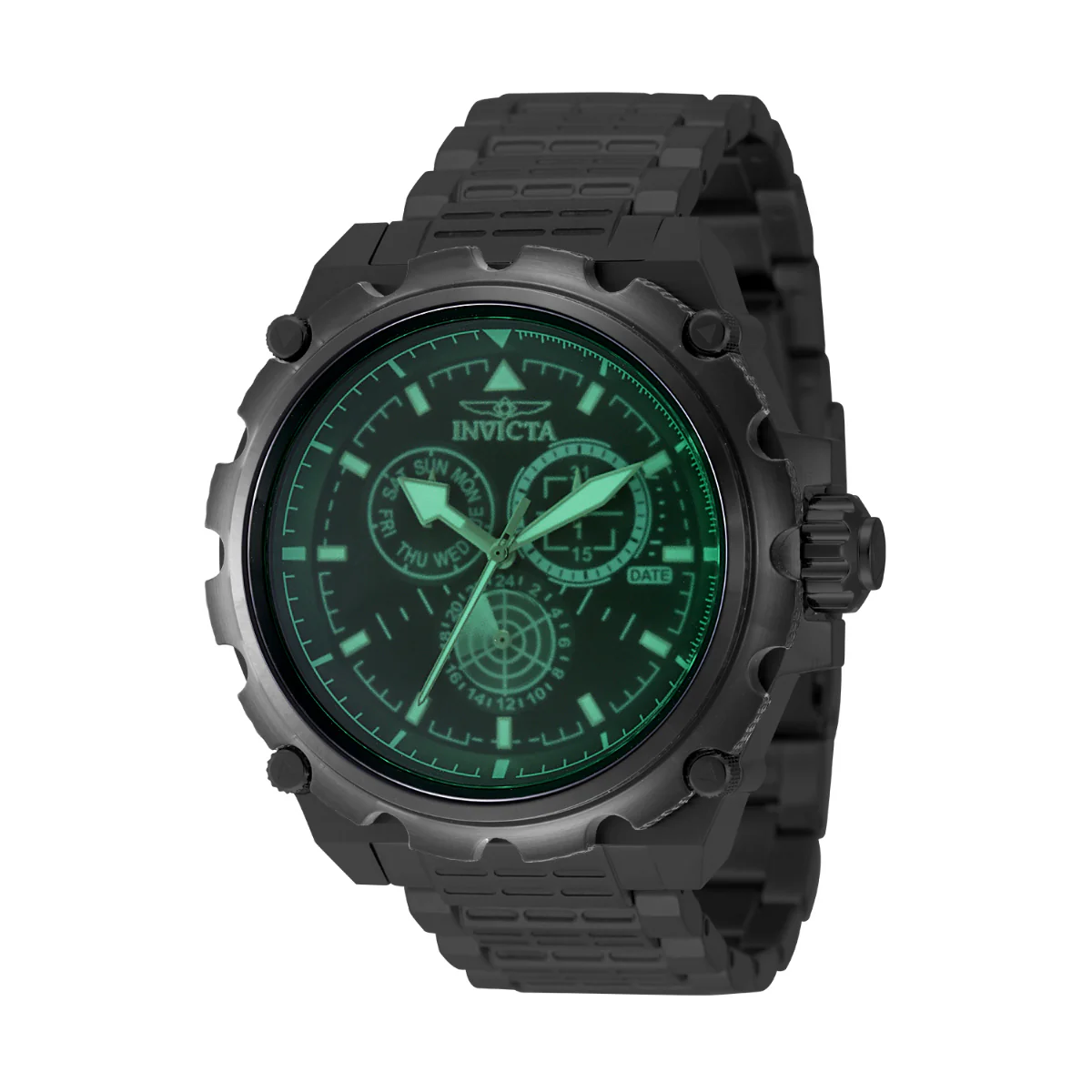 Invicta Coalition Forces Spline Command Men's Watch - 50mm. Black (49202)