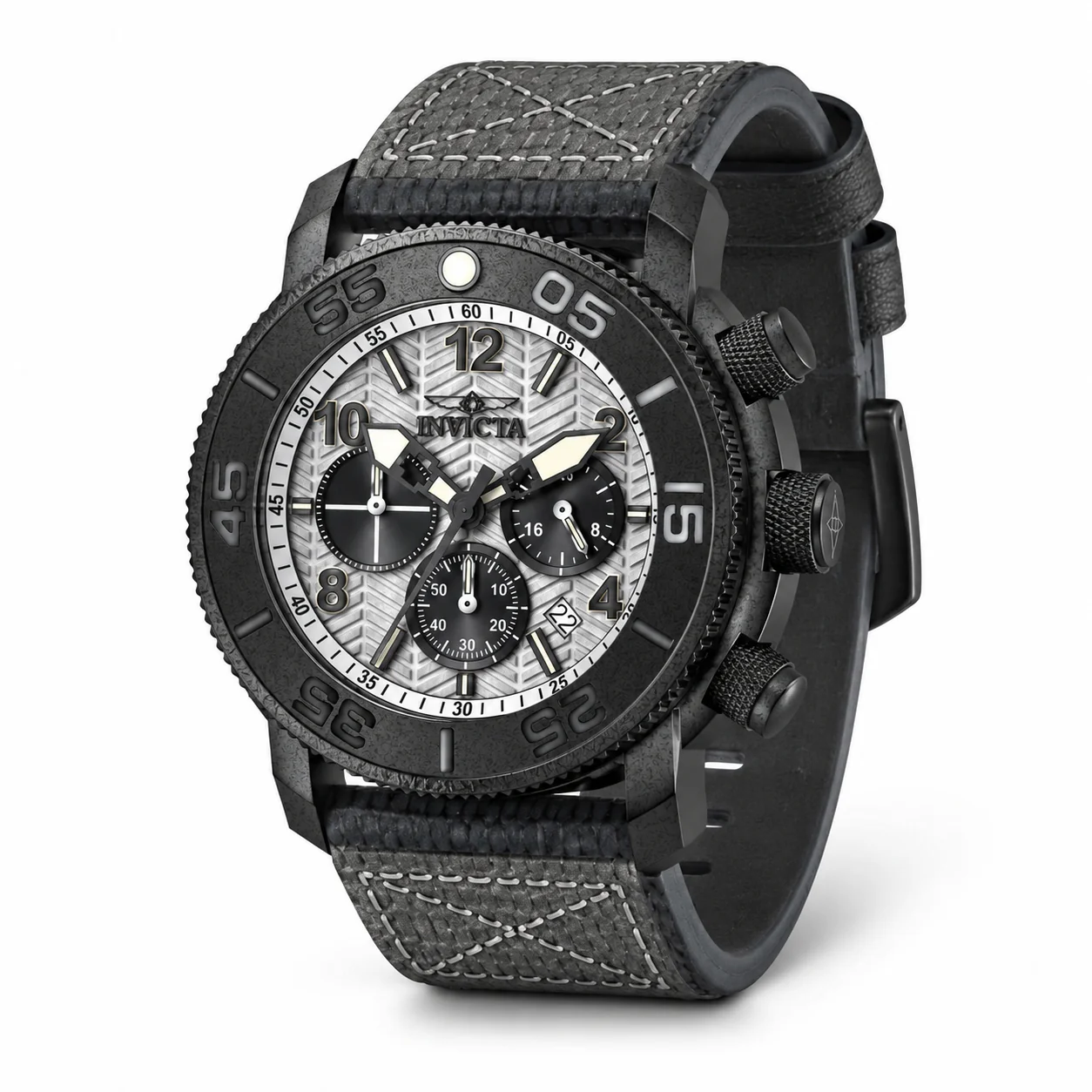 Invicta Coalition Forces Sovereign OPS Men's Watch - 50mm. Orange. Grey. Black (50097)