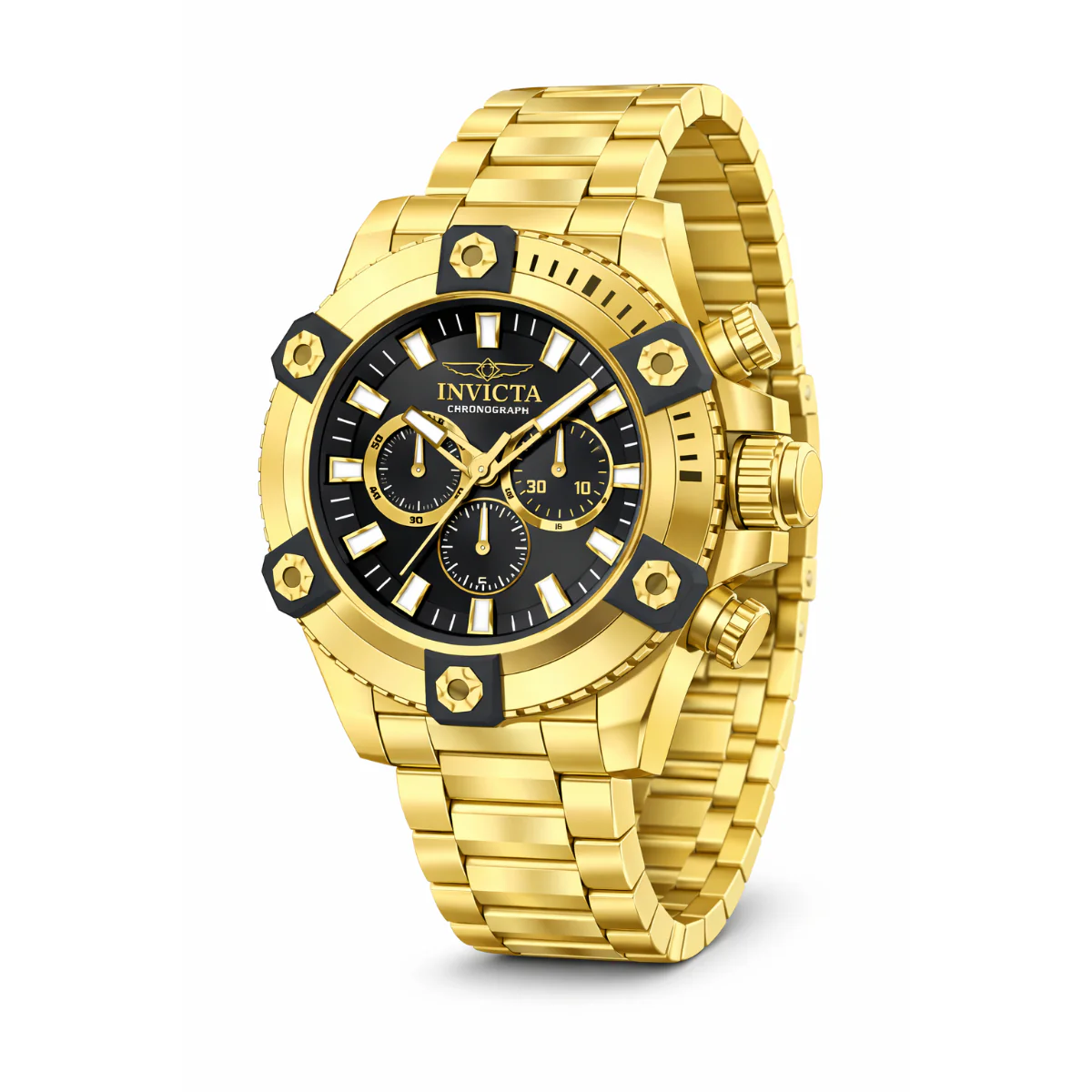 Invicta Coalition Forces Noktanis Men's Watch - 56mm. Gold (50066)