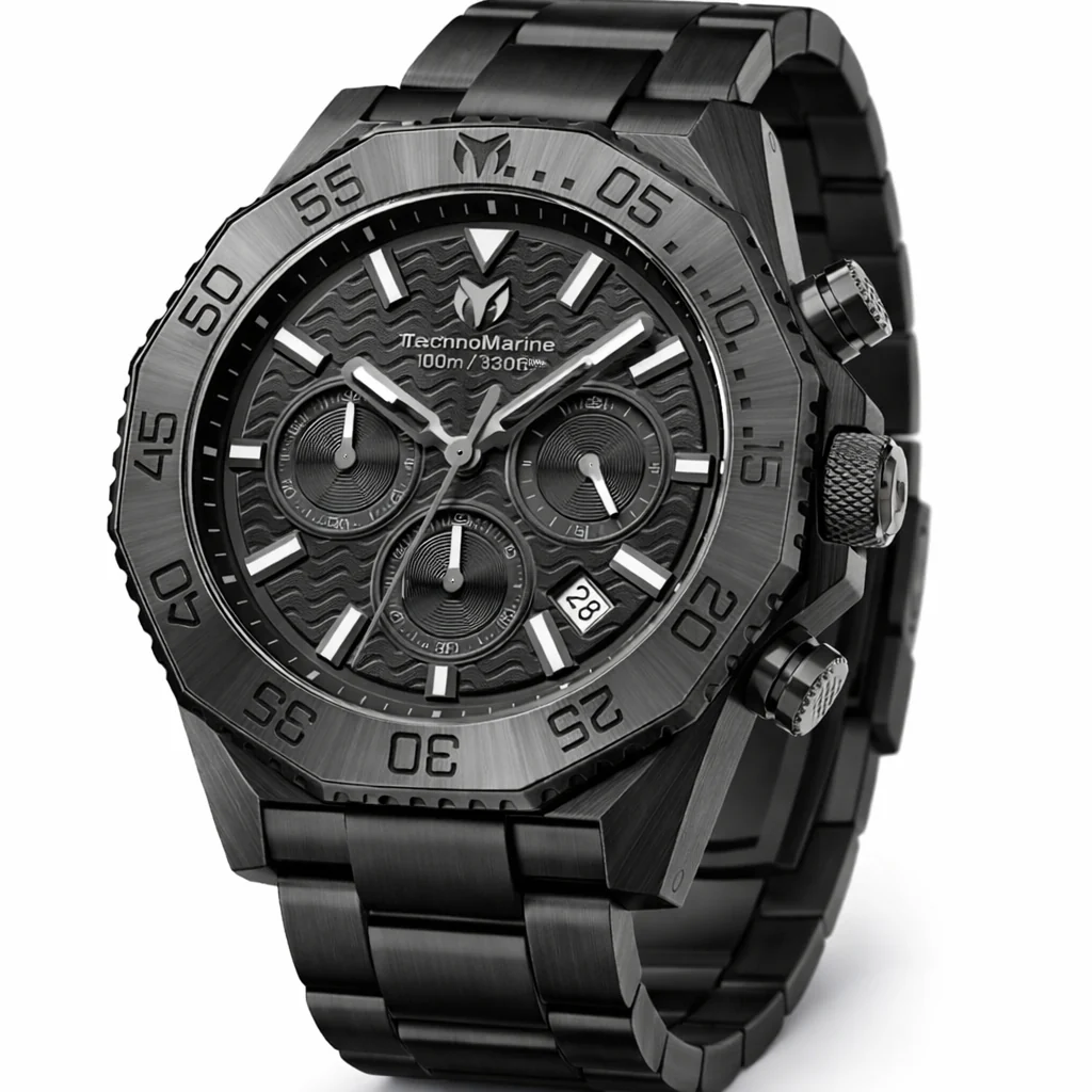 TechnoMarine Mare Vivo Men's Watch - 44mm. Black (TM-225092)
