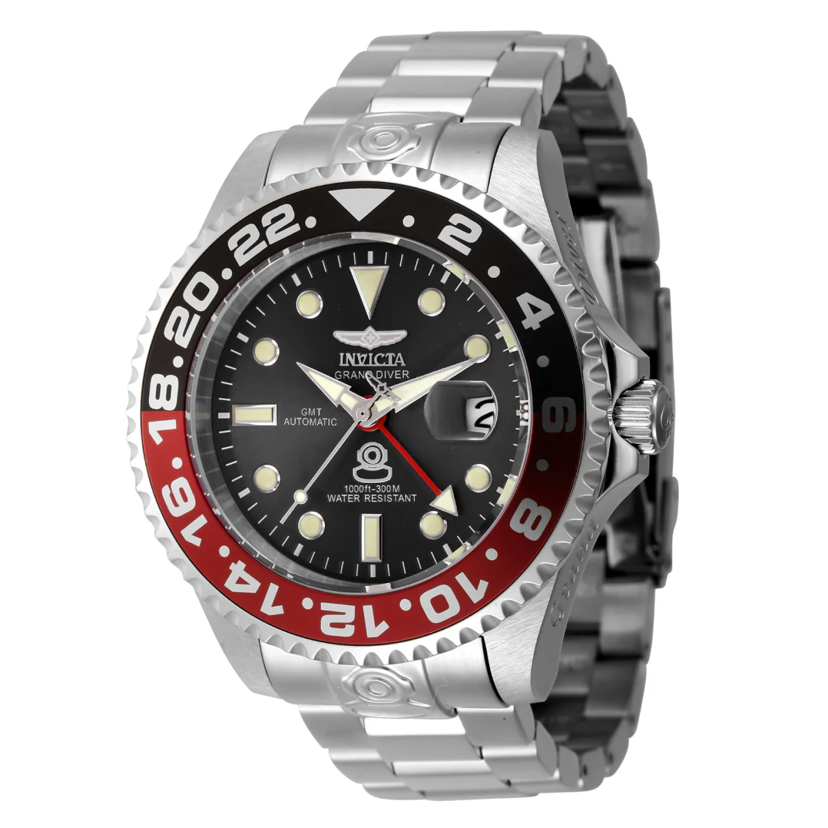 Invicta Grand Diver NH34 GMT Automatic Men's Watch - 47mm. Steel (45668)