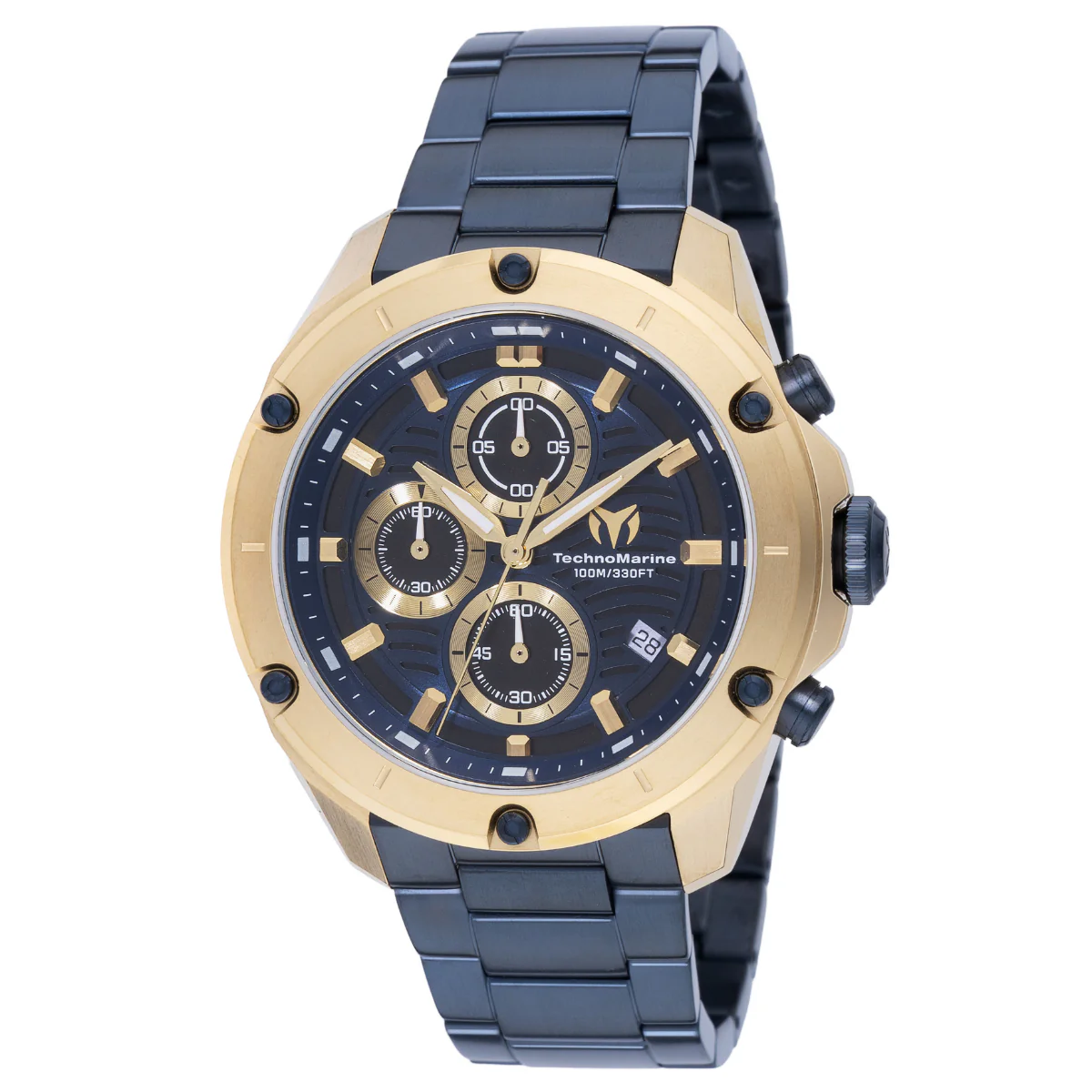 TechnoMarine Oceanico Men's Watch - 44mm. Dark Blue (TM-325018)