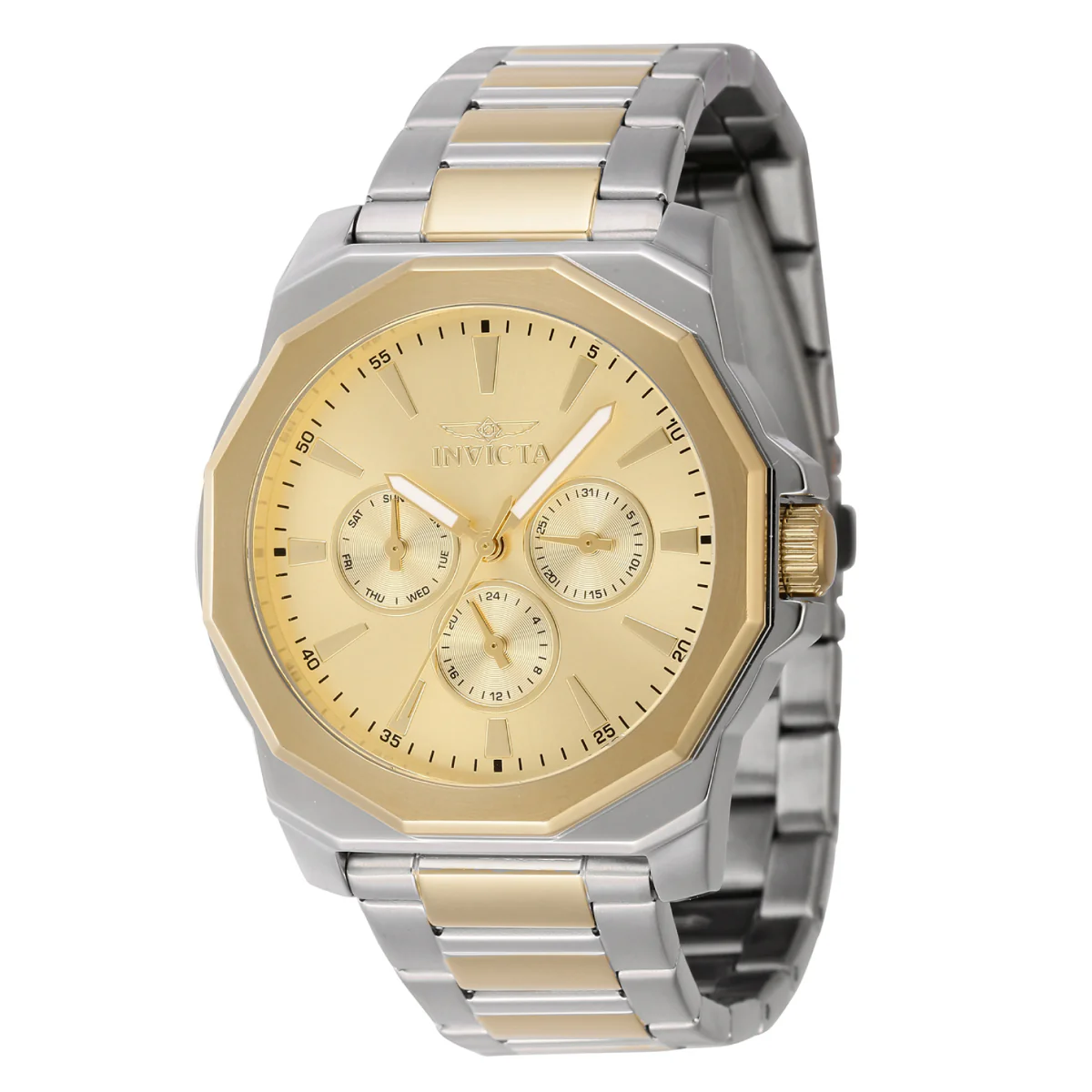 Invicta Speedway Multifunction Men's Watch - 42mm. Gold, Steel (46846)