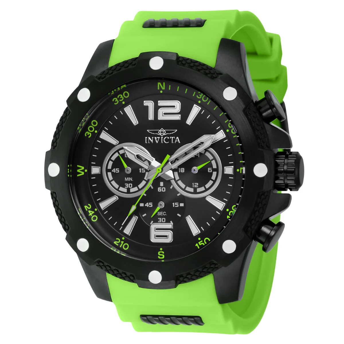 Invicta I-Force Axis Men's Watch - 50mm. Black. Green (42999)